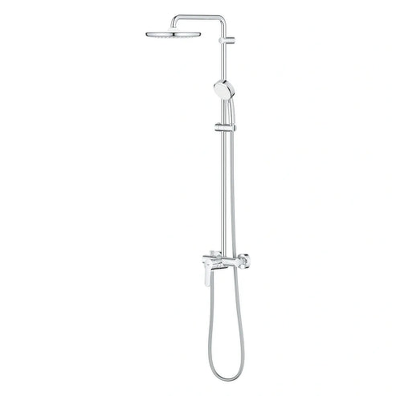 Grohe tempesta cosmopolitan system 250 shower system with single lever mixer for wall mounting, , medium-null