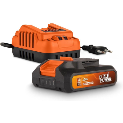 Powerplus 20v battery set 2ah, , medium