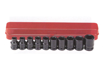Hex impact socket set 1/2" (128722), , medium
