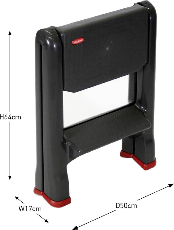 Curver step stool foldable 48.6x63x17.2mm, , medium image number null