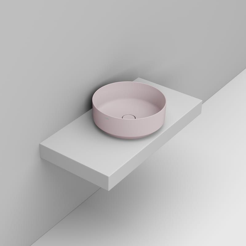 Noemi pink round basin 44x44x16cm, , medium-null