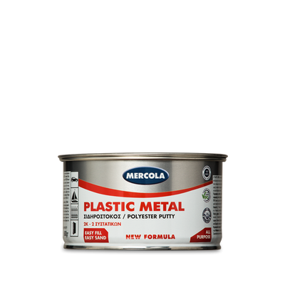 Plastic metal / polyester putty 400gr 2 component polyester putty, , medium