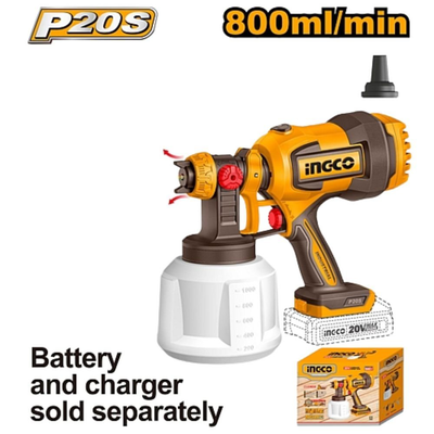 Ingco &pi;&iota;&sigma;&tau;ό&lambda;&alpha; &beta;&alpha;&phi;ή&sigmaf; &mu;&pi;&alpha;&tau;&alpha;&rho;ί&alpha;&sigmaf; 20v 800ml solo, , medium