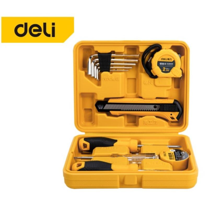 Deli tools set household tools 11pcs, , medium-null