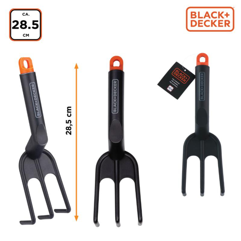 Black & decker hand cultivator 28.5cm, , medium-null