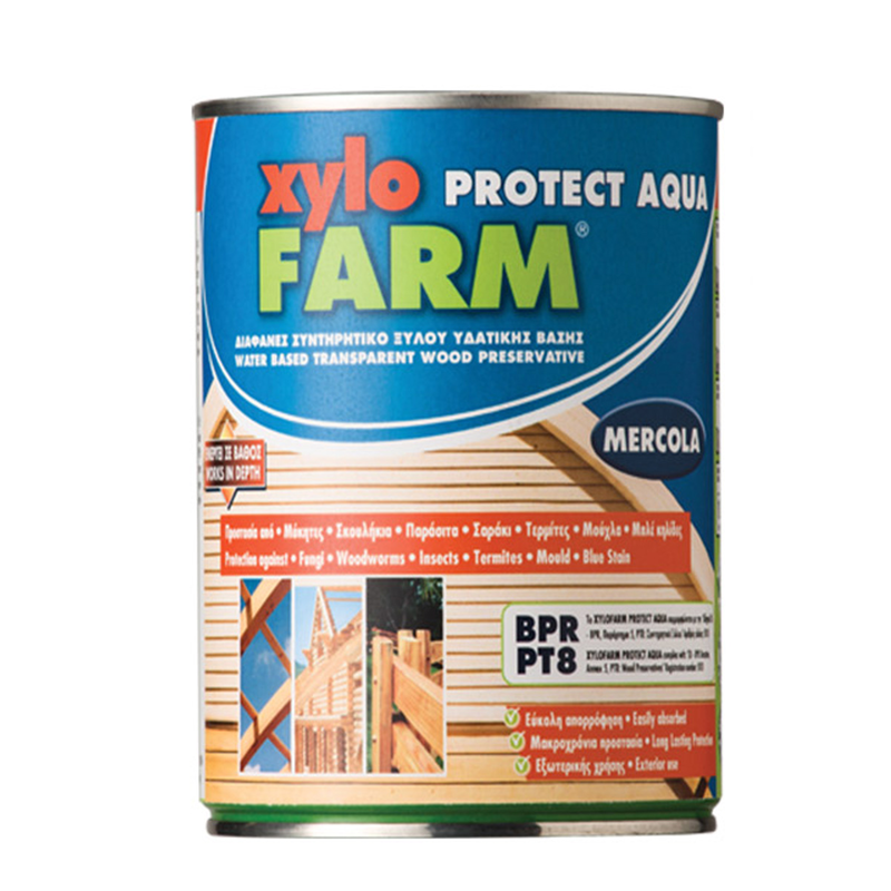 Mercola wood preservative xylofarm protect aqua 750ml-null