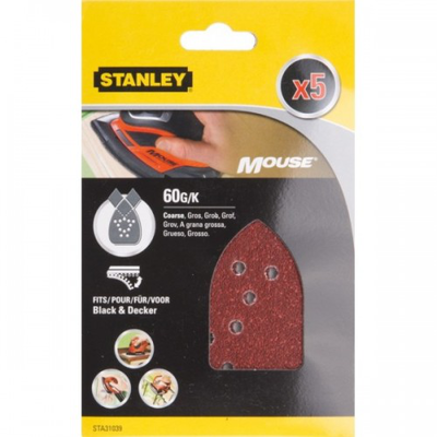 Stanley sanding sheets 60g, , medium