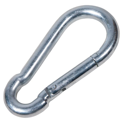 Ffsports stainless steel carabiner hook silver, , medium