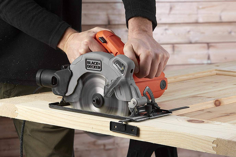 Circular saw 1250w 190mm / 66mm with laser black & decker cs1250l-qs, , medium image number null