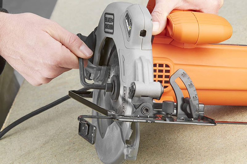Circular saw 1250w 190mm / 66mm with laser black & decker cs1250l-qs, , medium image number null