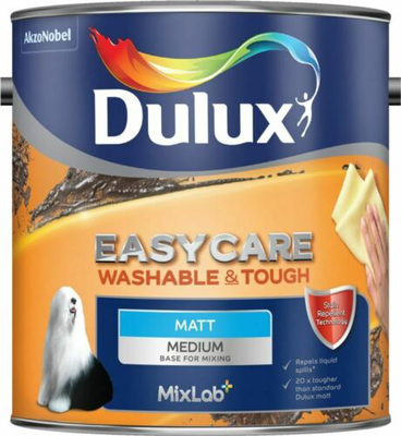 Dulux re medium base easycare matt 2.5l, , medium