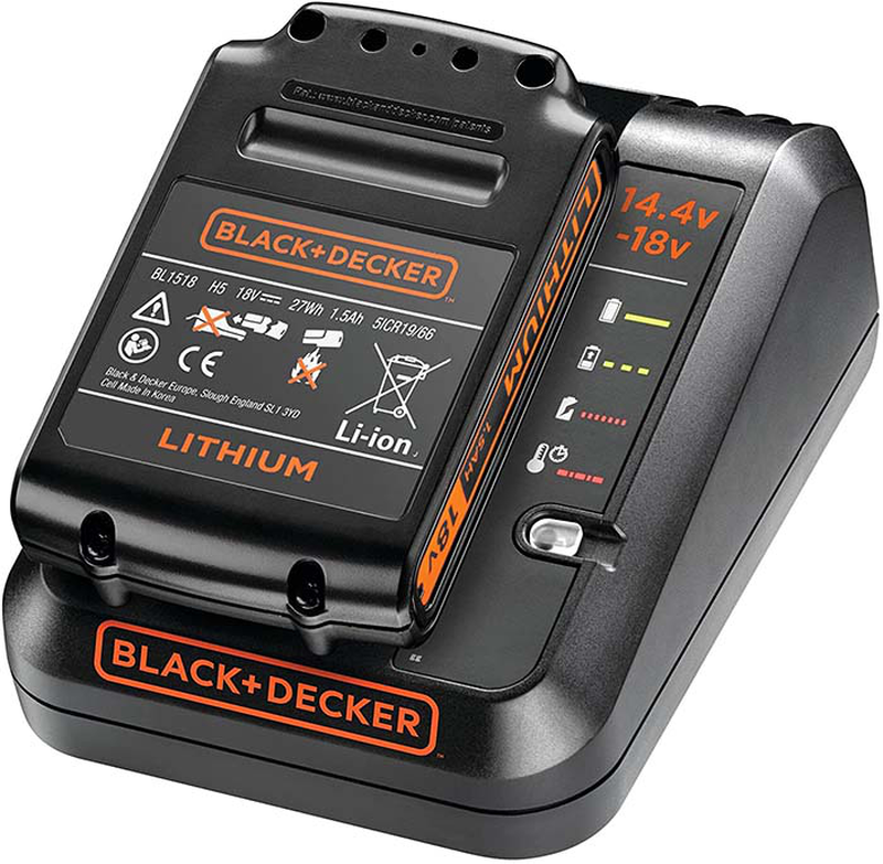 Black & decker bdc1a-qw 1a charger 14.4v - 18v, , medium image number null