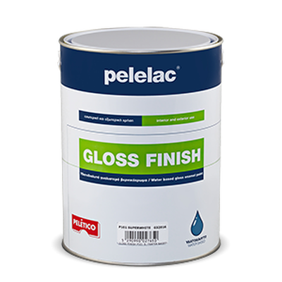 Gloss finish wb p130 stone grey 2.5l pelelac peletico