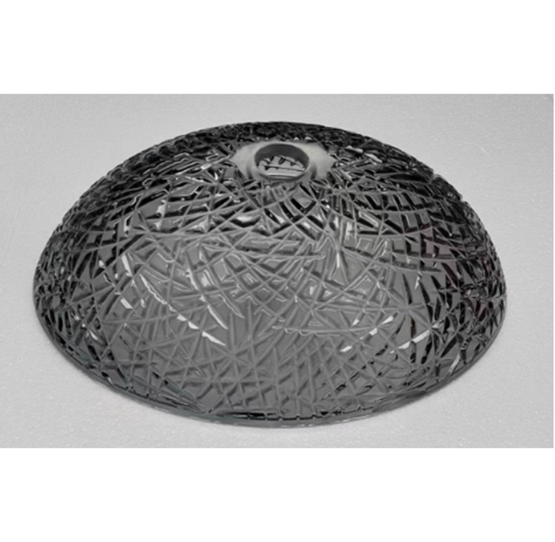 Black glass art basin 500x355x155mm, , medium-null