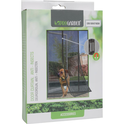 Insect screen door 2pcs - black