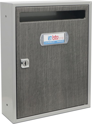 BTV mailbox teide oak ash grey, , medium