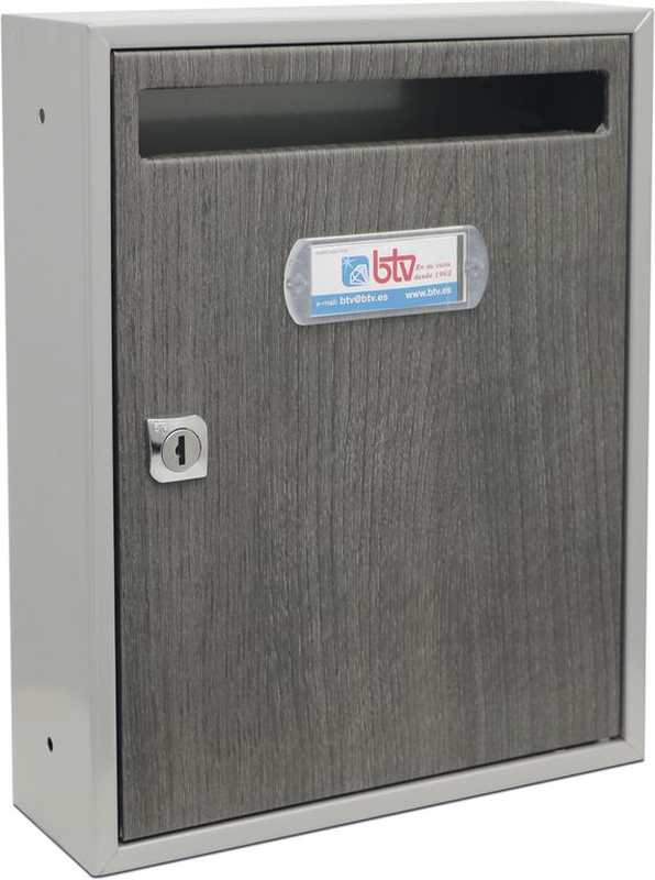 BTV mailbox teide oak ash grey, , medium-null