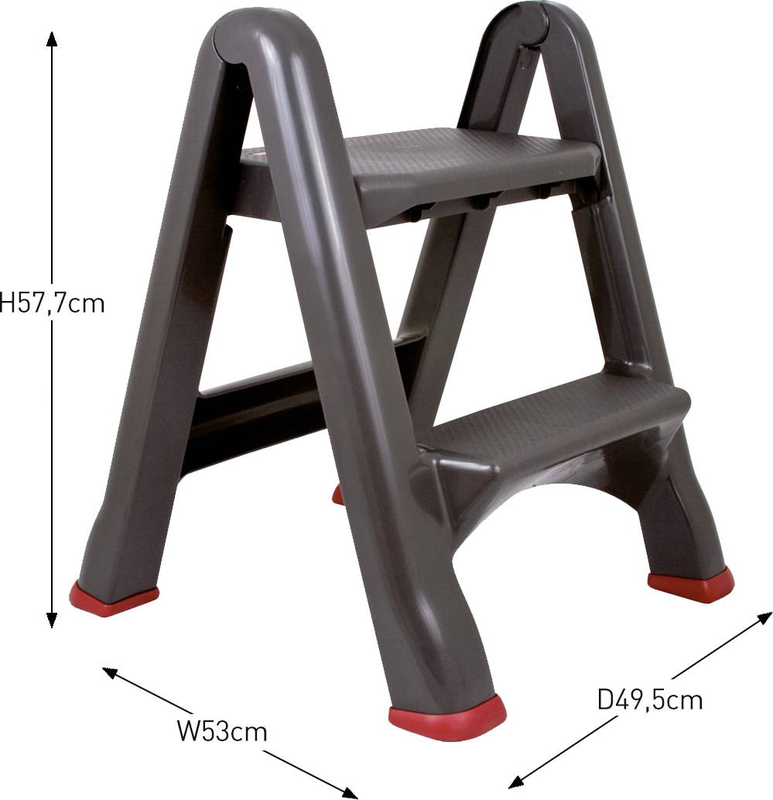 Curver step stool foldable 48.6x63x17.2mm, , medium image number null