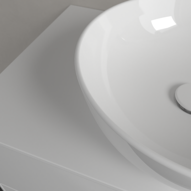 Artis washbasin round 430mm alpin white, , medium-null