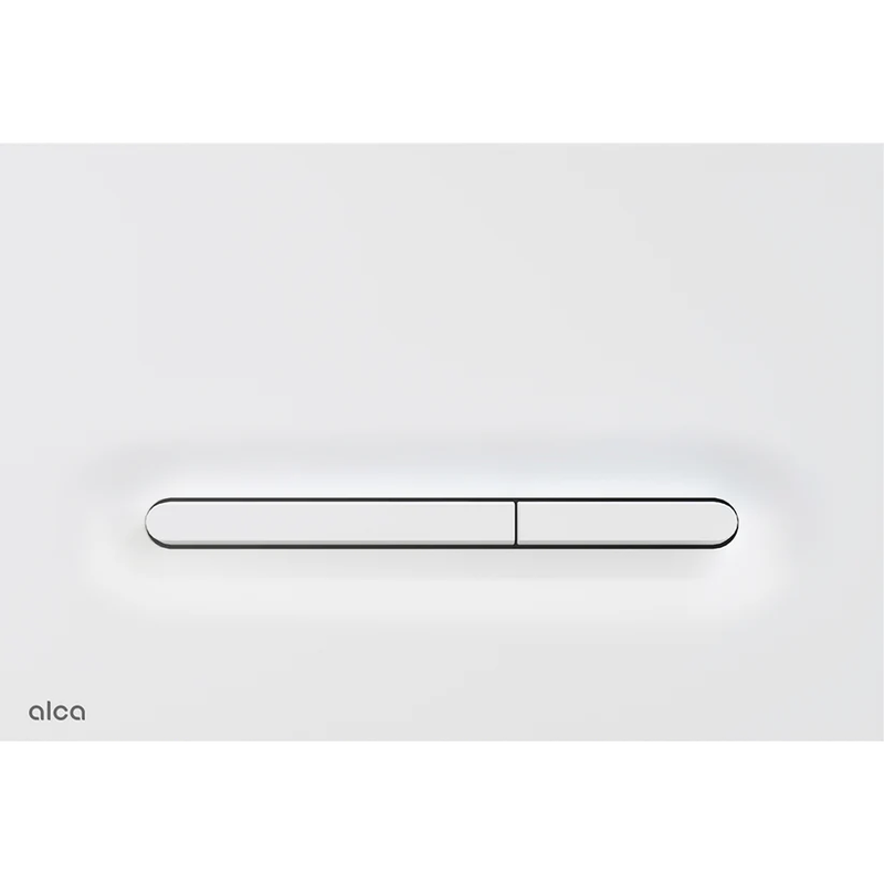 Linka flush plate white matte (alcadrain), , medium image number null
