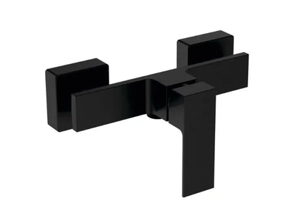 Vega black shower mixer, Black, medium
