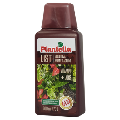 Plantella liquid fertiliser for leafy plants 500ml, , medium