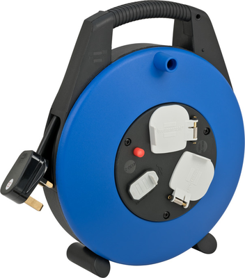 Vario line cable box 2 way with USB blue, , medium