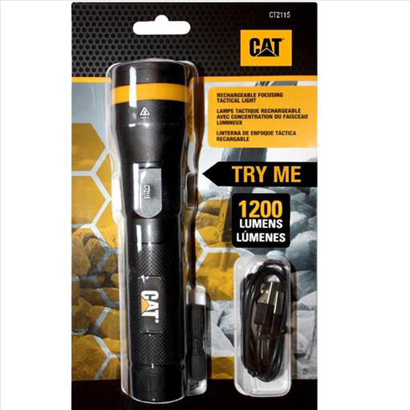 Product image: Cat ct2115 1200lm rechchargeable focusing tactical, , medium-null