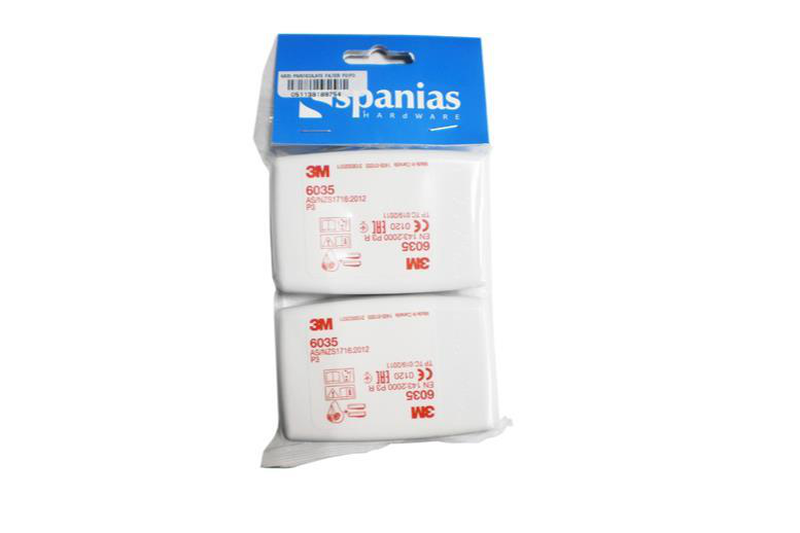 Replacement filters for half face mask respirator 3m (158996)-null