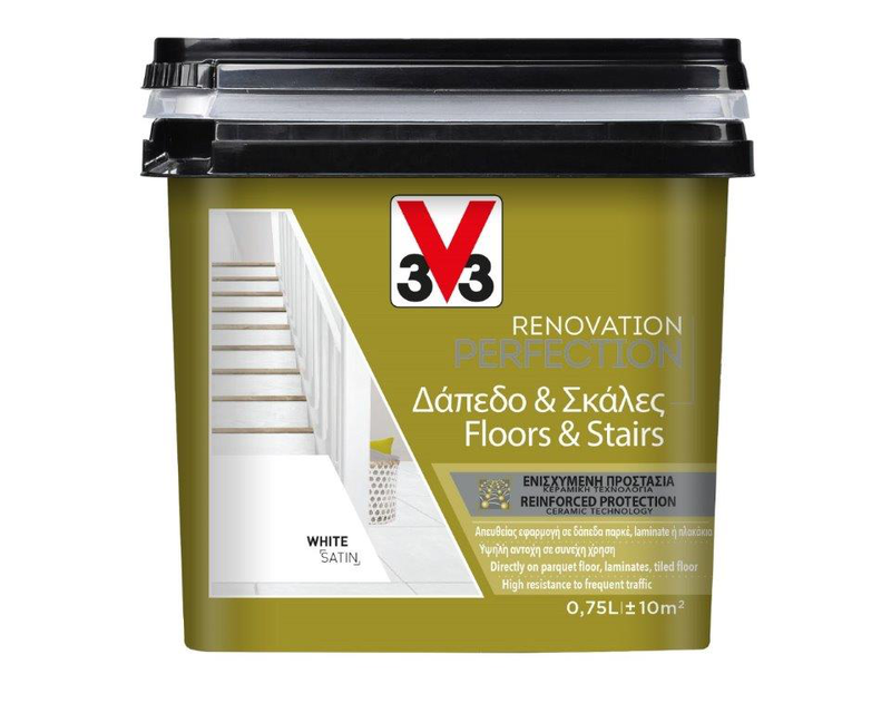V33 titanium floors&stairs renovation paint 750ml-null