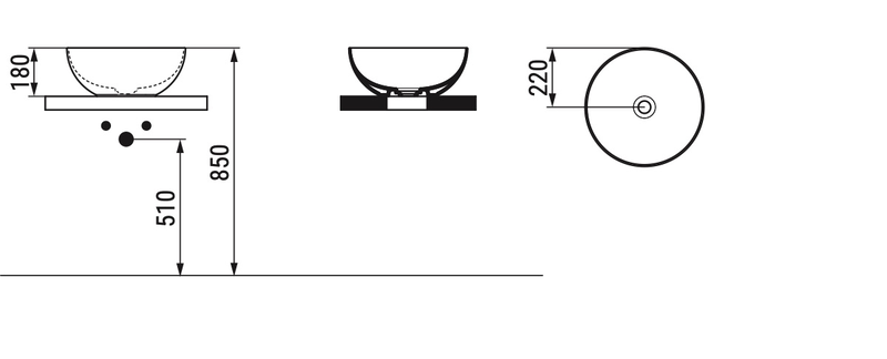 Noemi sky blue round basin 44x44x18cm, , medium-null