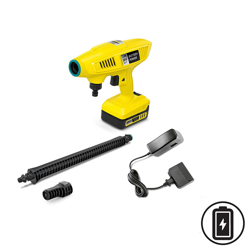 Karcher battery high pressure cleaner kam-khb4-18, 18v/2.5ah, 21bar, , medium image number null
