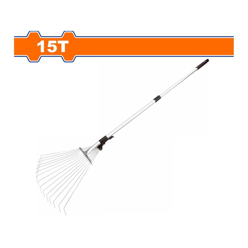 Product image: Wadfow μεταλλική σκούπα φύλλων 15τ ρυθμιζόμενη & τηλεσκοπική με στιλιάρι wxw9a152, , medium-null