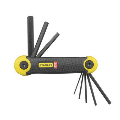 Stanley 2-69-264 metric folding hex key set 8pcs, , medium