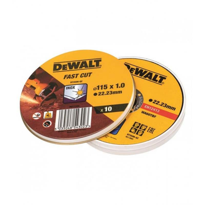 Dewalt dt3506-qz disc inox 115mm 10pcs, , medium