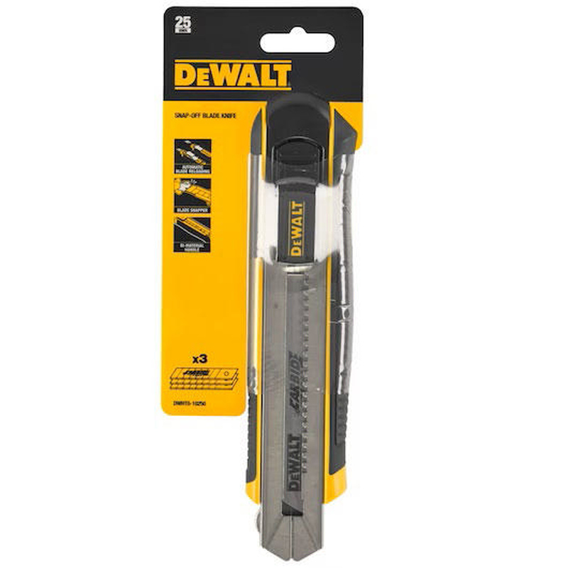 Dewalt 25mm snap-off knife autolock, , medium-null