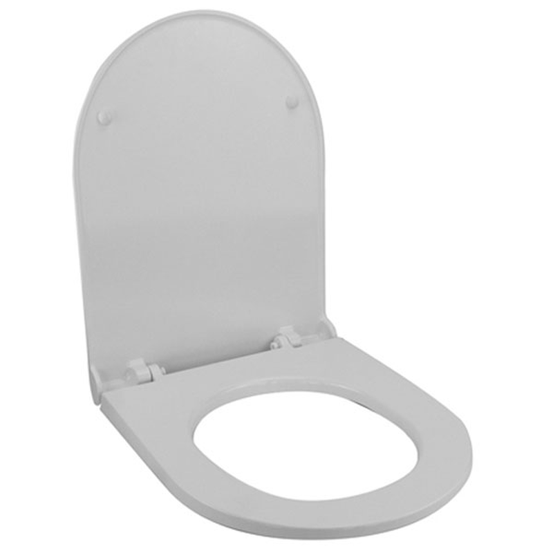 Saniplast toilet seat queen slim soft close duro quick release, , medium-null