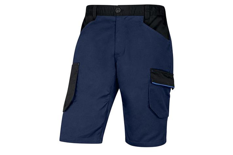 M2be3 - polyester/cotton mach2 working navy blue bermuda  (a15343)-null