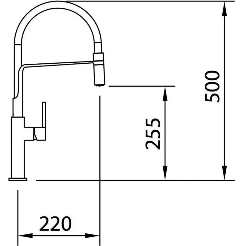 Grifos chef slim kitchen mixer 2way chrome matte, , medium image number null