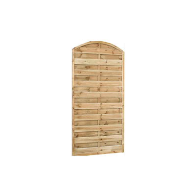 Burger arched wooden panel with frame 90x180cm pine, , medium