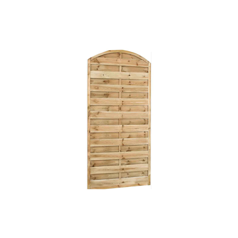 Burger arched wooden panel with frame 90x180cm pine, , medium-null