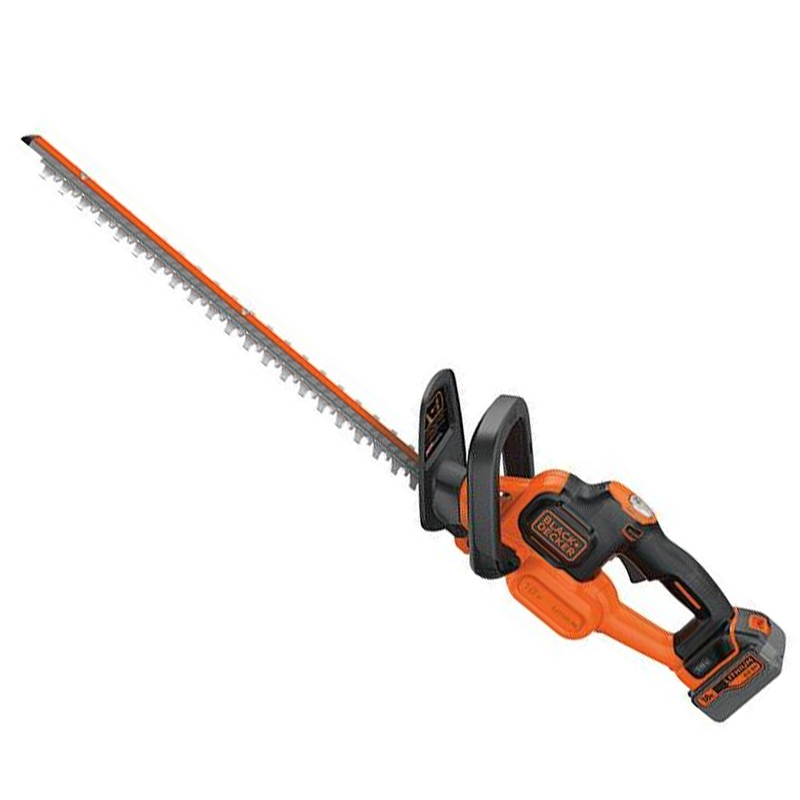 Black + decker hedge trimmer 50cm 4ah 2a charger-null
