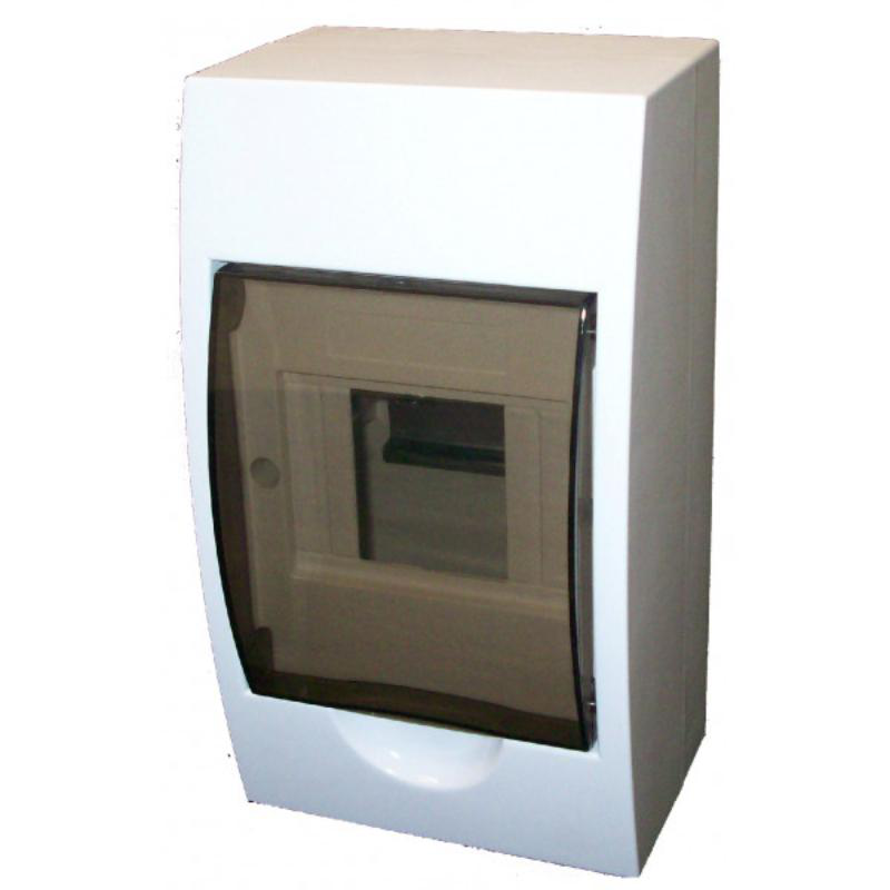 Wall mounted panel 4 fuses - white, , medium-null