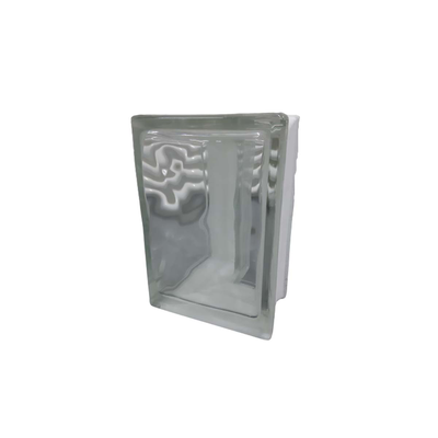 Glassblock corner clear 19/8 wave ve