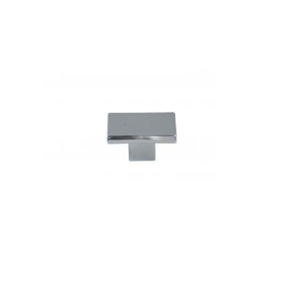 Furniture knob beauty 30x20x16mm metal silver, &Mu;&epsilon;&tau;&alpha;&lambda;&iota;&kappa;&omicron; Silver, medium