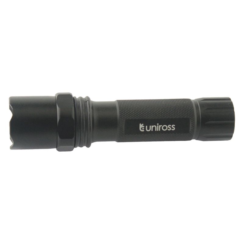 Uniross ulfl014 USB rechargeable pocket flashlight ip54 300 lumens & powerbank function, , medium-null