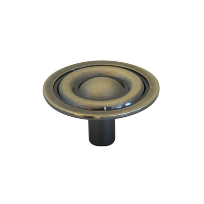 Furniture knob b beauty ø33x19mm metal antique bronze, , medium