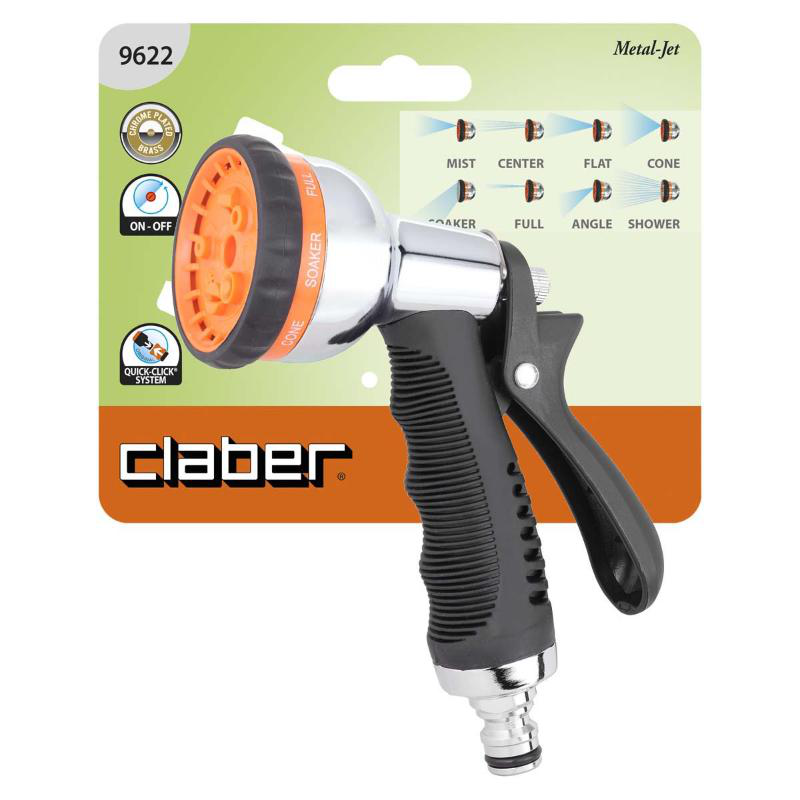 Product image: Claber πιστολι νερου 8 πιδακες, , medium-null