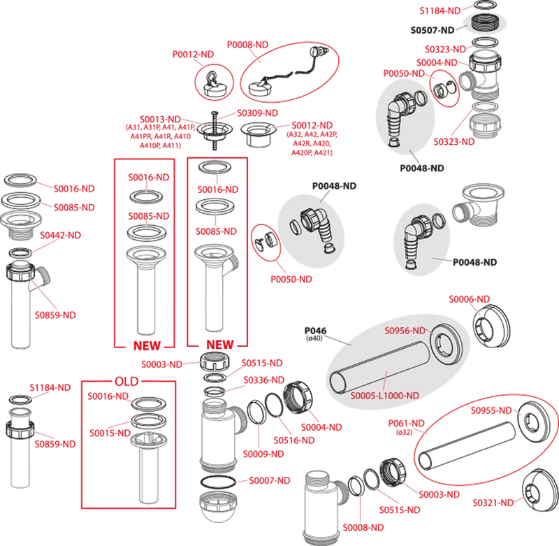 Product image: Alcadrain trap basin simple, , medium-null