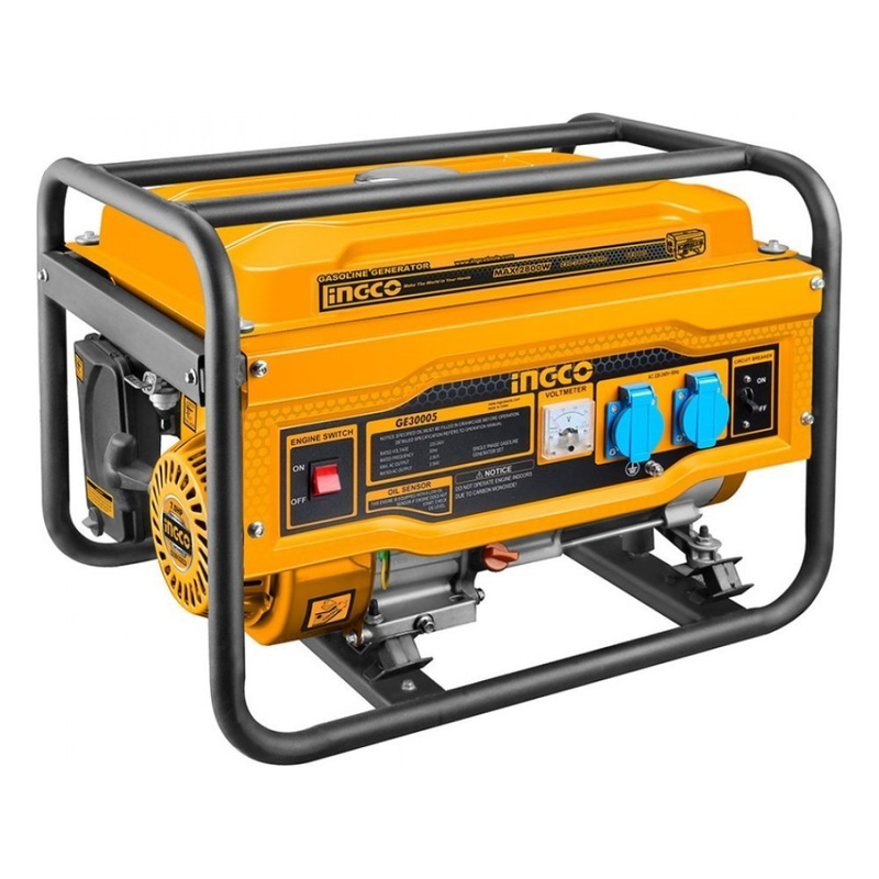 Ingco ηλεκτρογεννήτρια βενζίνης τετράχρονη με μέγιστη ισχύ 2.8kw, , medium-null
